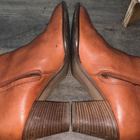 MADEWELL COGNAC BROWN BOOTIES - Picture 4 of 8